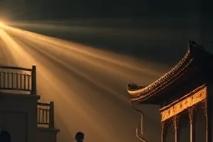 历史剧《潮汐之间》海塘抢修场景的实景堤坝画面