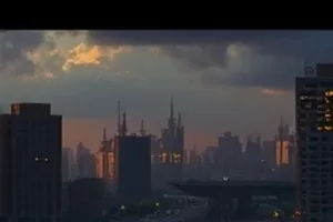 非遗纪录《纸上生花》中手工造纸晾晒帘的俯拍镜头
